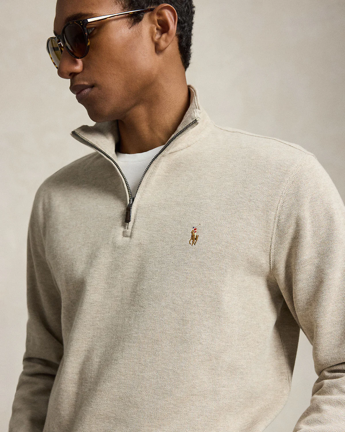 ESTATE-RIB QUARTER-ZIP PULLOVER - Image 3
