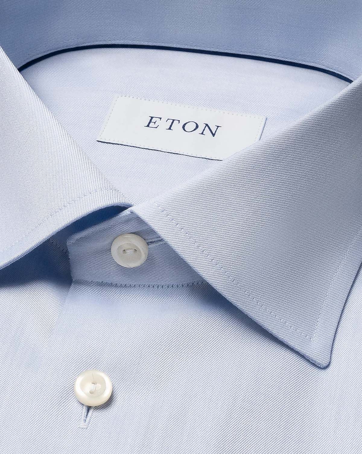 Contemporary Light Blue Signature Twill Shirt - Image 2