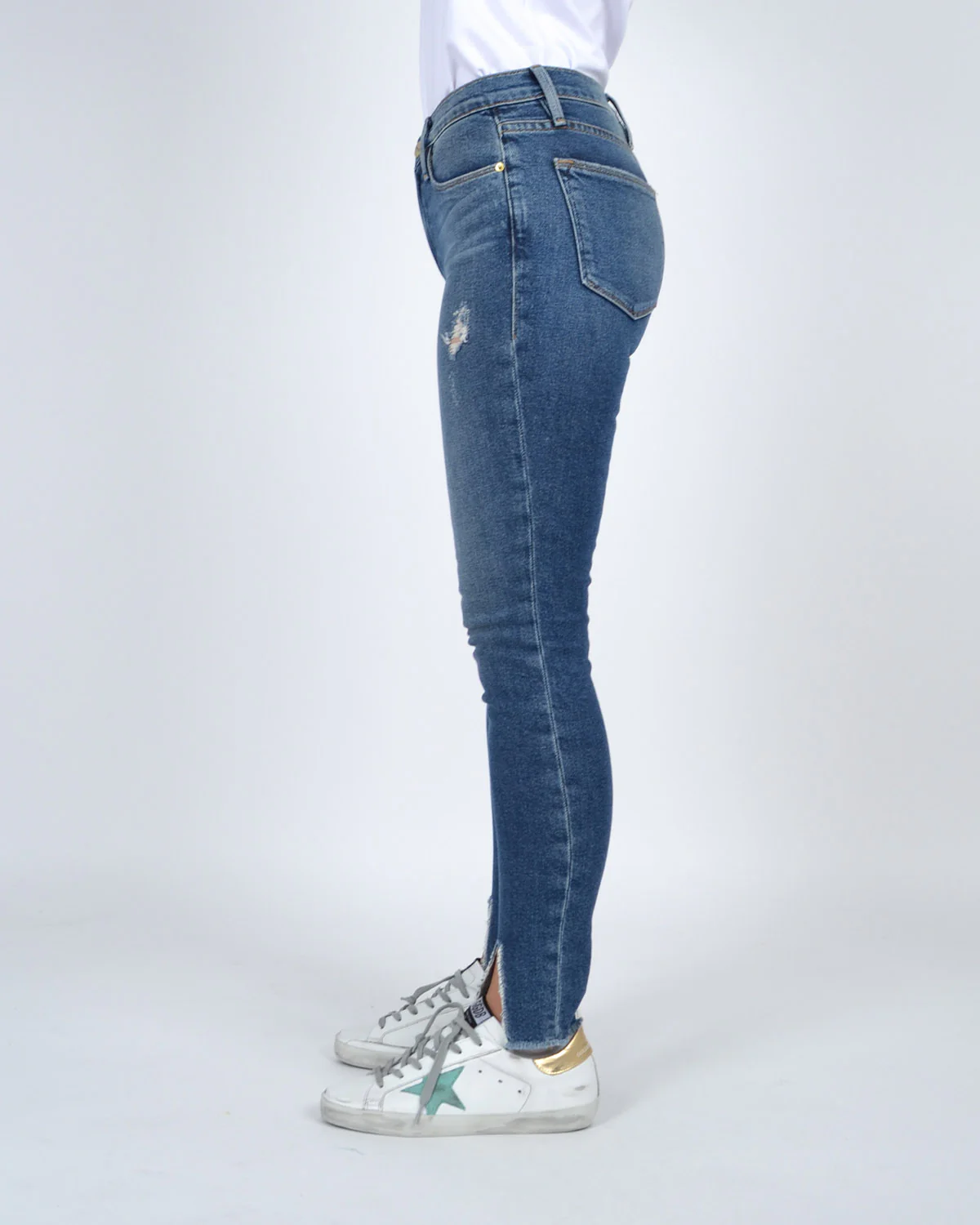 Le High Skinny Raw Front Split - Image 3