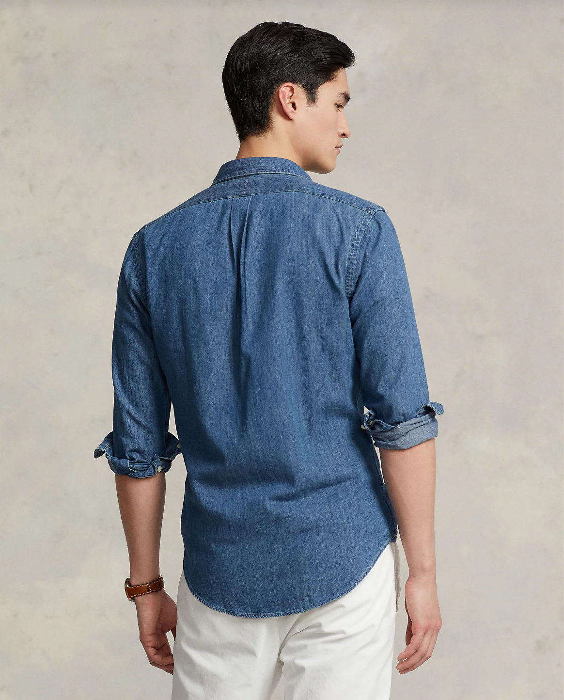 Slim Fit Denim Shirt - Image 4