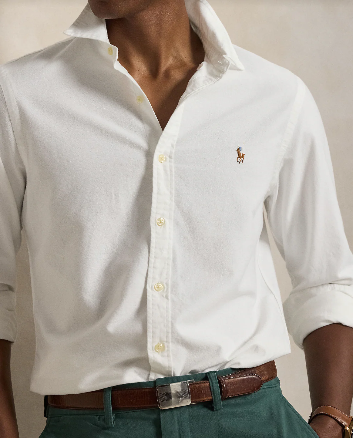 Slim Fit Oxford Shirt - Image 4