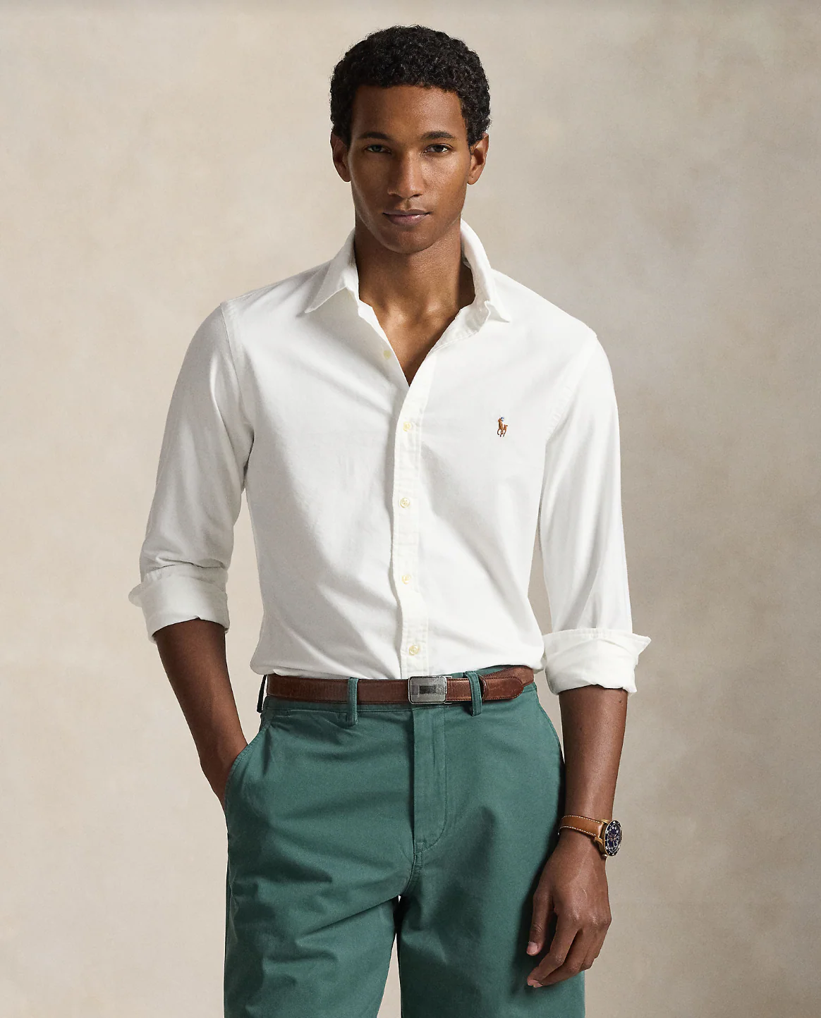 Slim Fit Oxford Shirt - Image 5