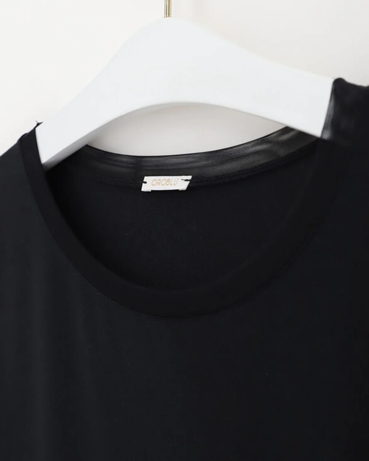 Perfect Line Modal T-Shirt L/SL - Black - Image 4
