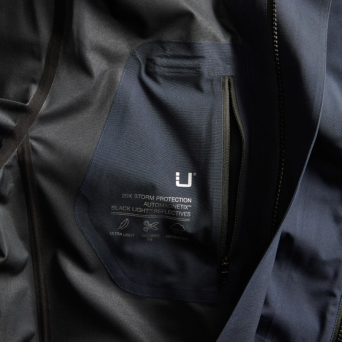 Sky Fall Coat - Navy - Image 2
