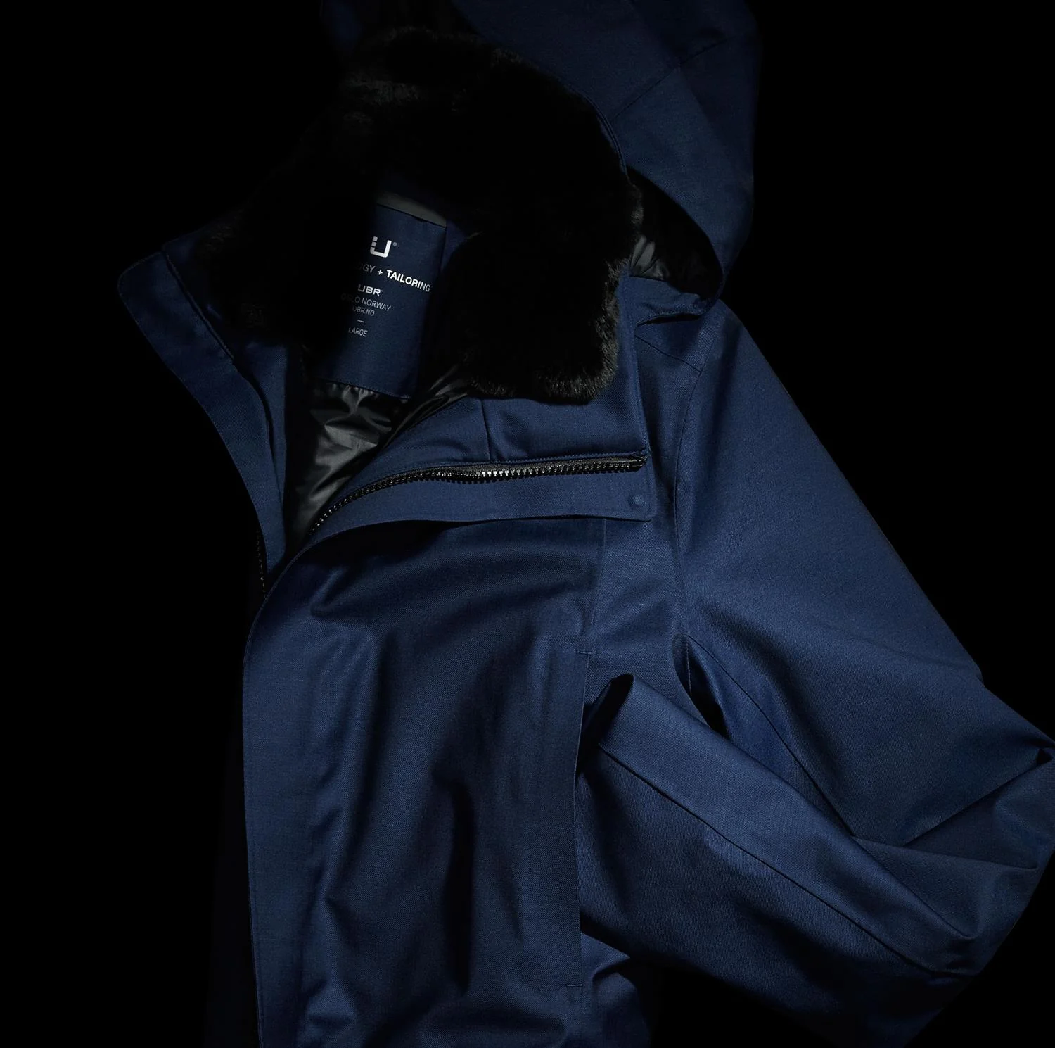 Regulator Parka Savile - Navy Wool - Image 3