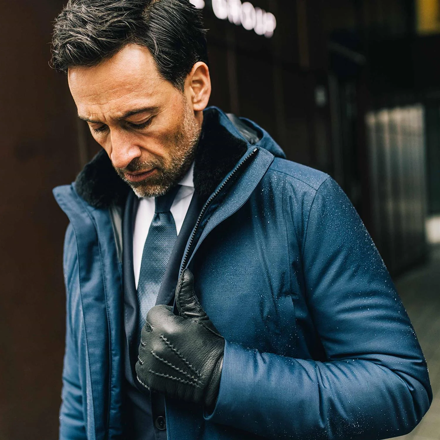 Regulator Parka Savile - Navy Wool - Image 5