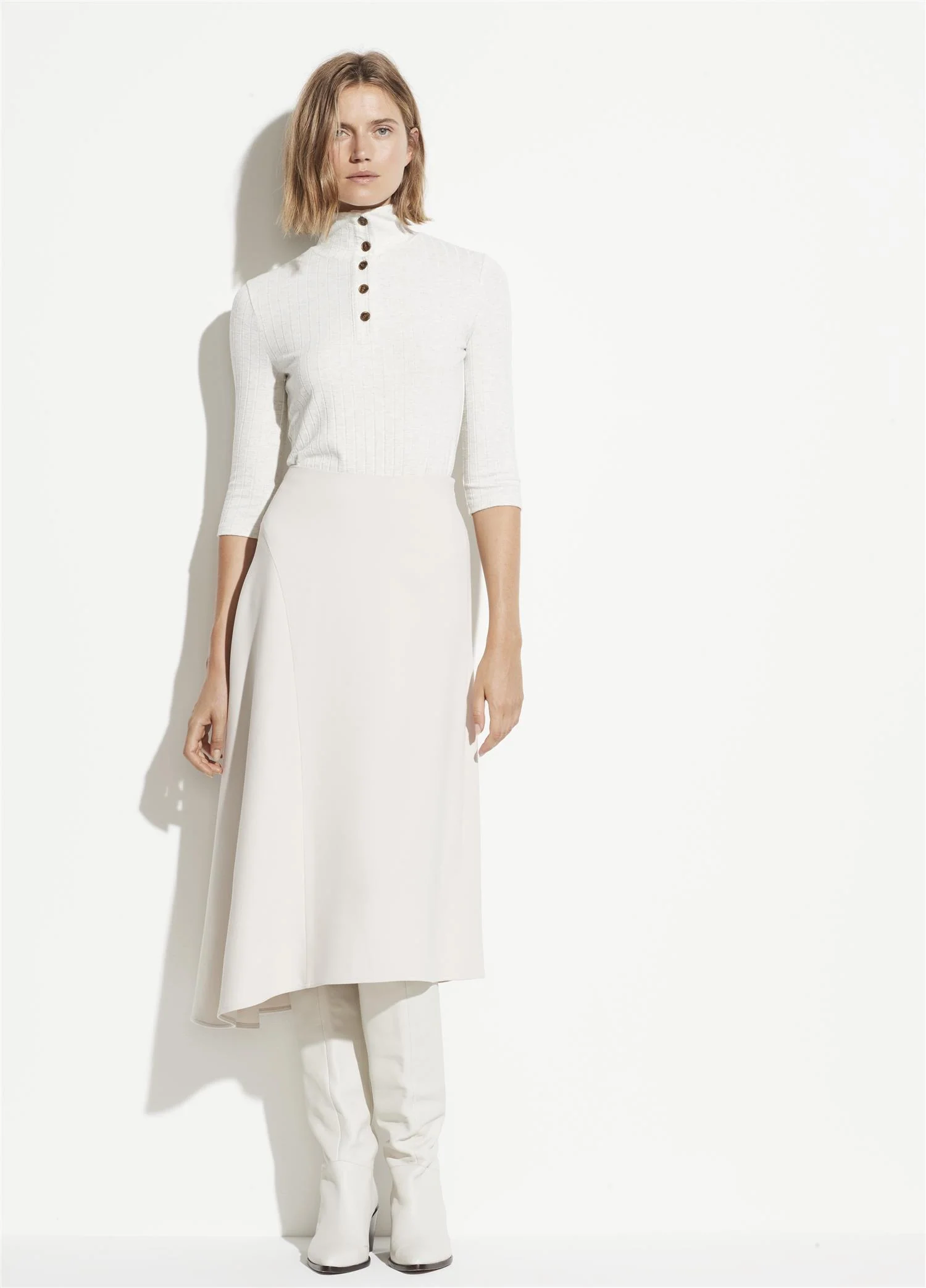 Asymmetric Seam Skirt - Image 4