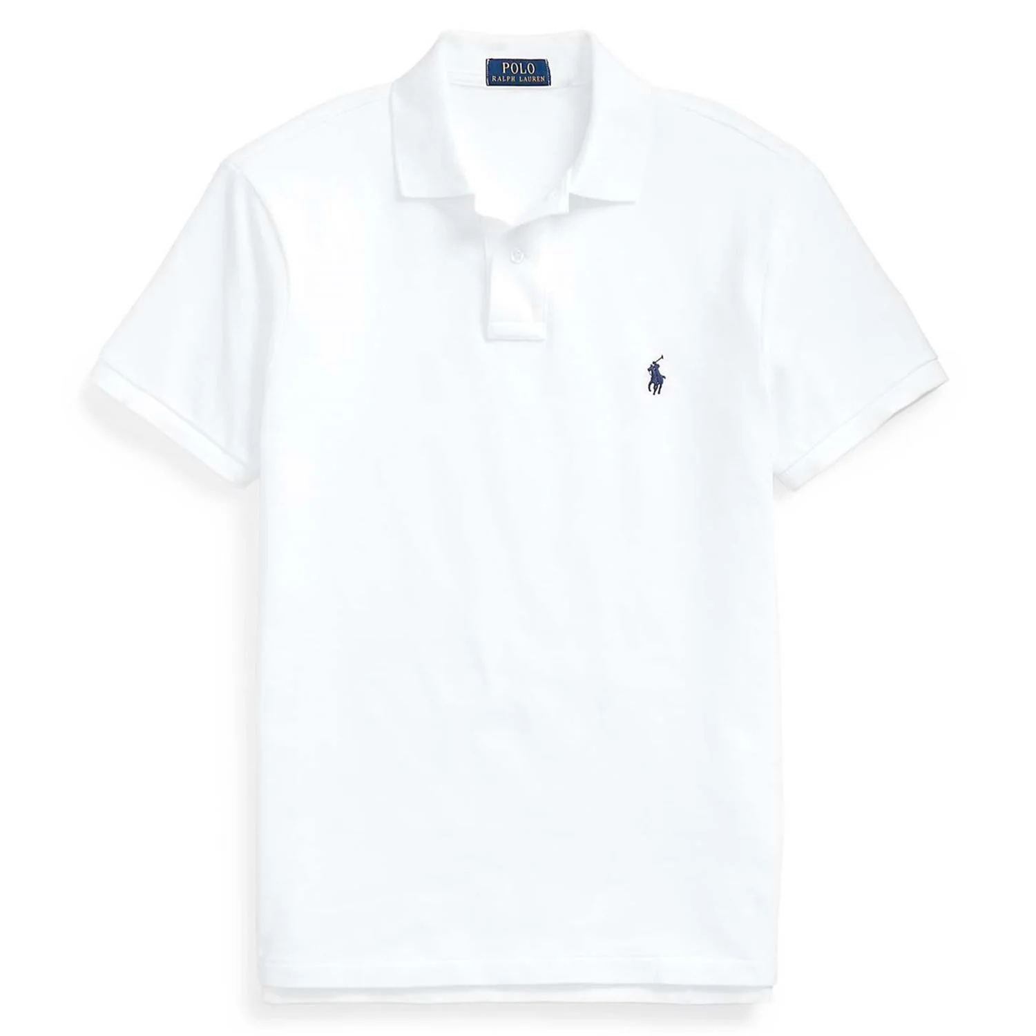 Slim Fit Mesh Polo Shirt - Image 2