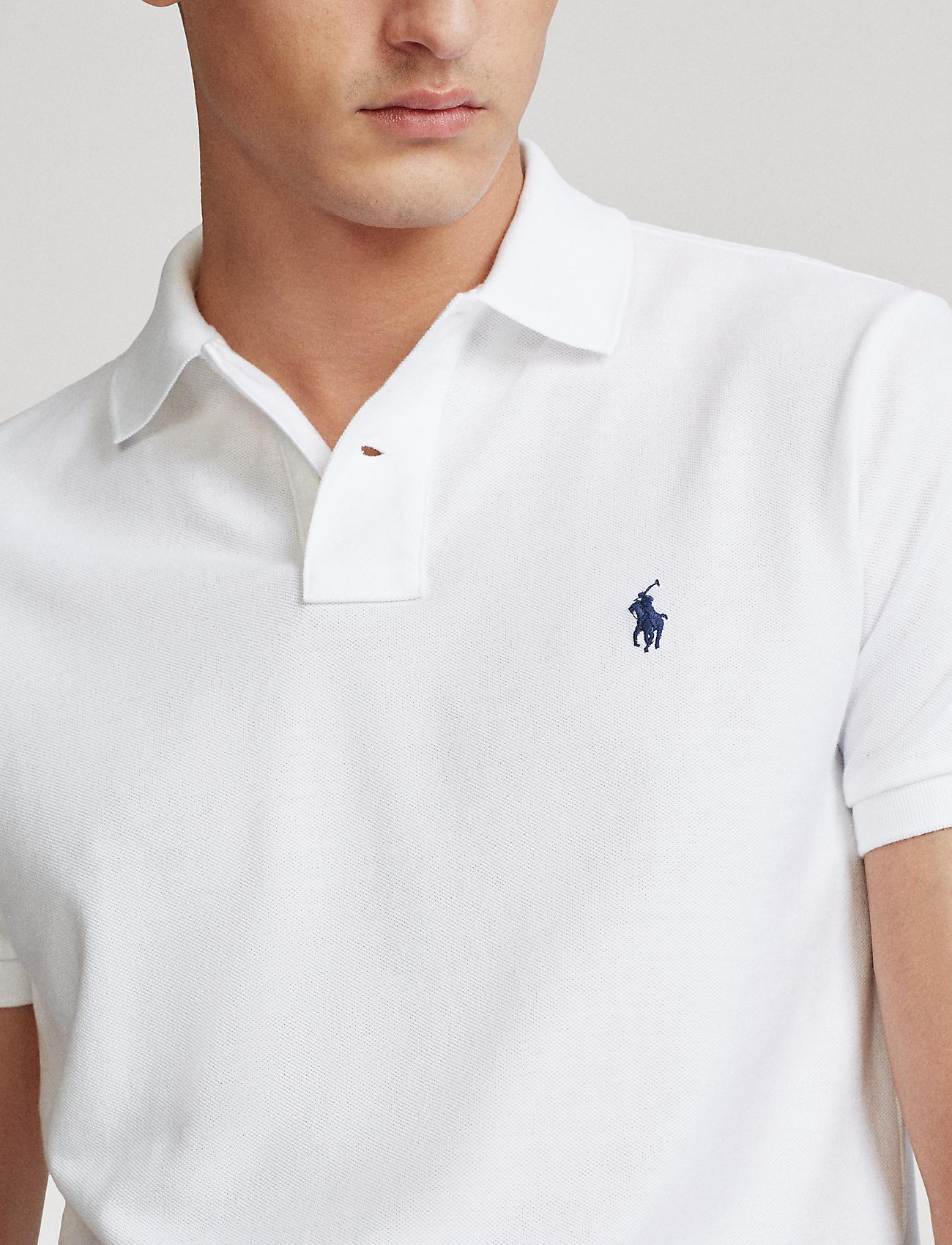 Custom Slim Fit Mesh Polo Shirt - Image 5