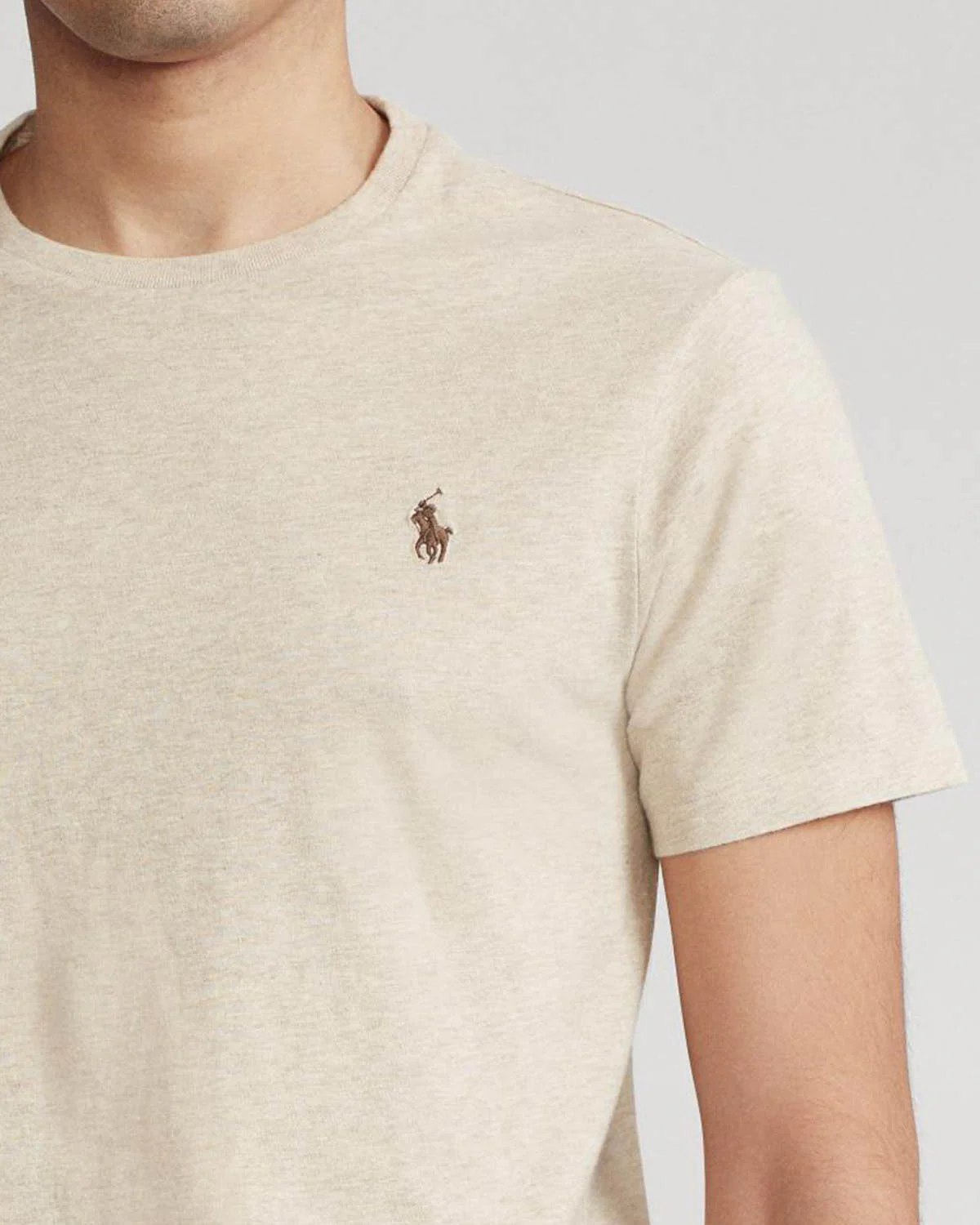 CUSTOM SLIM FIT JERSEY CREWNECK T-SHIRT - Image 2