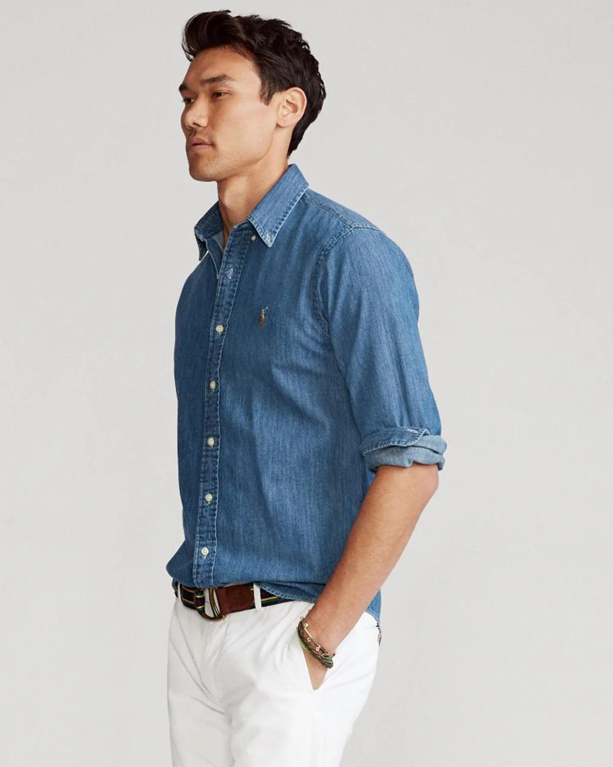 Custom Fit Denim Shirt - Image 3