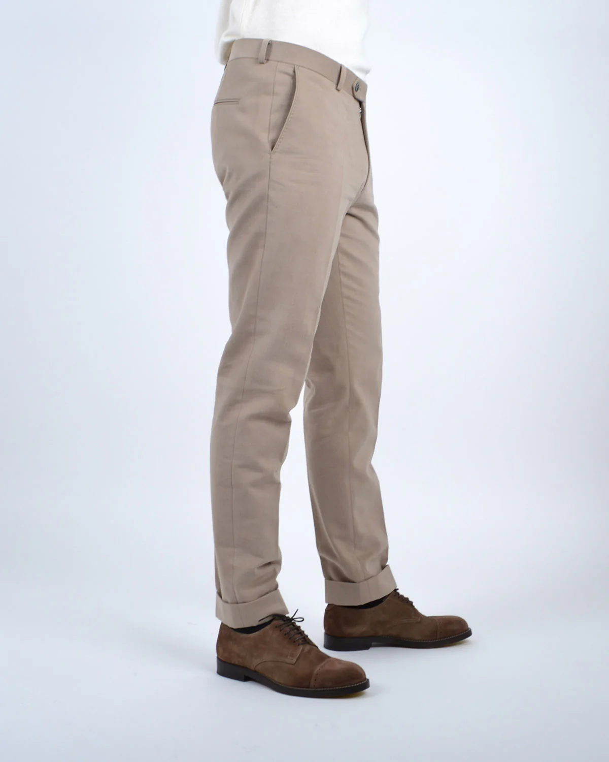 Denz Turn Up Trousers - Image 2