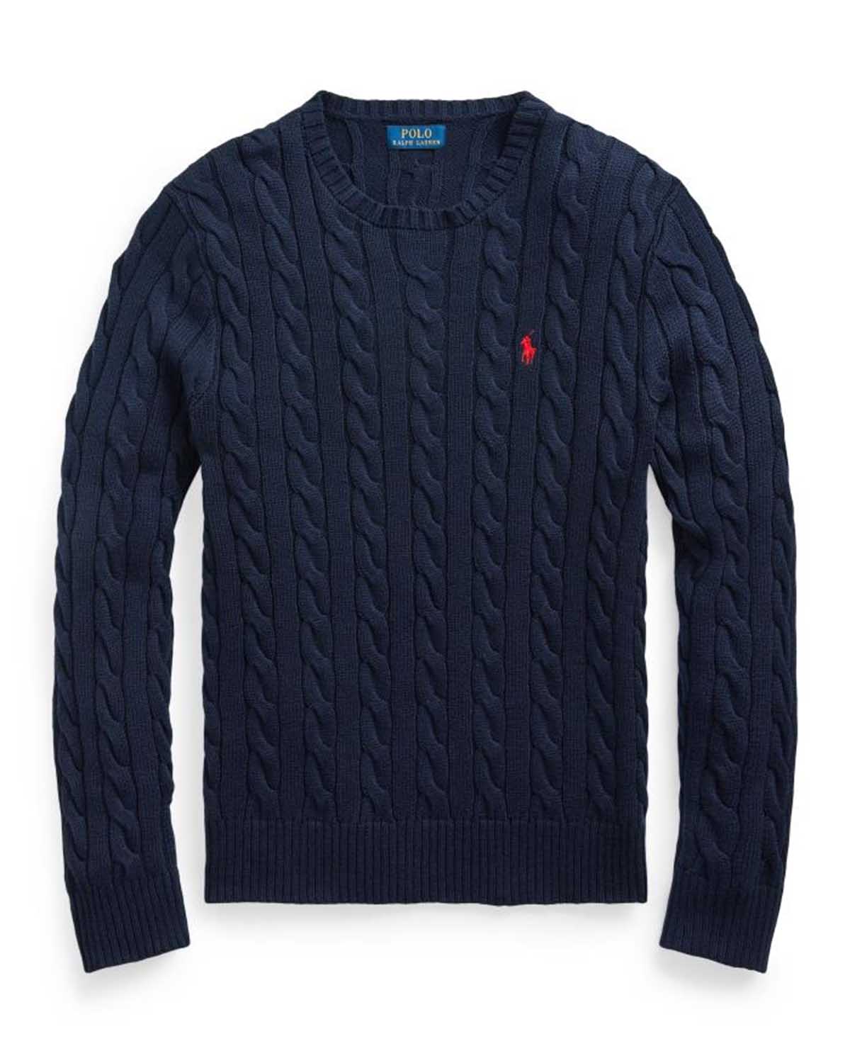 Cable Knit Cotton Sweater - Image 3