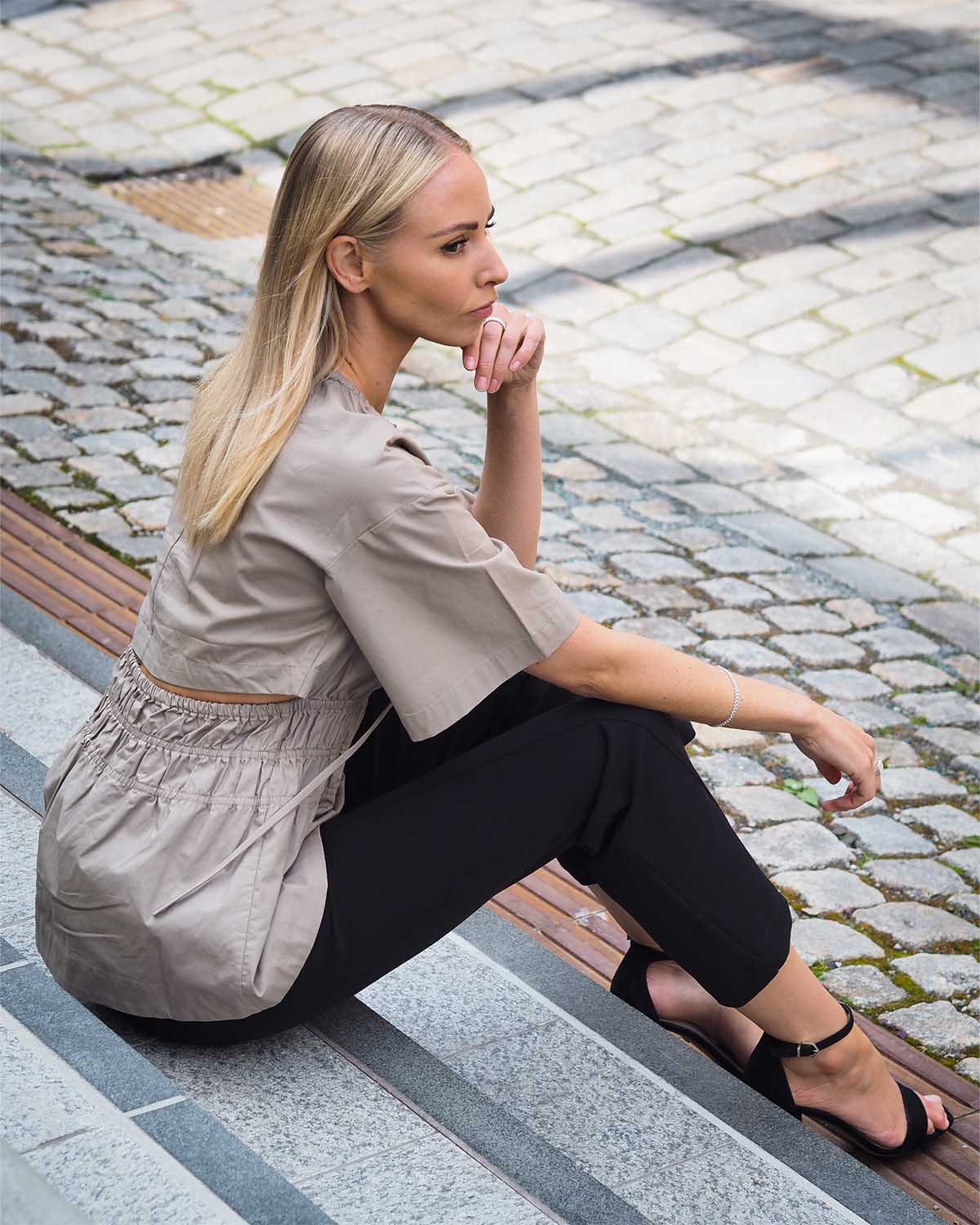 Drawstring Blouse - Image 3