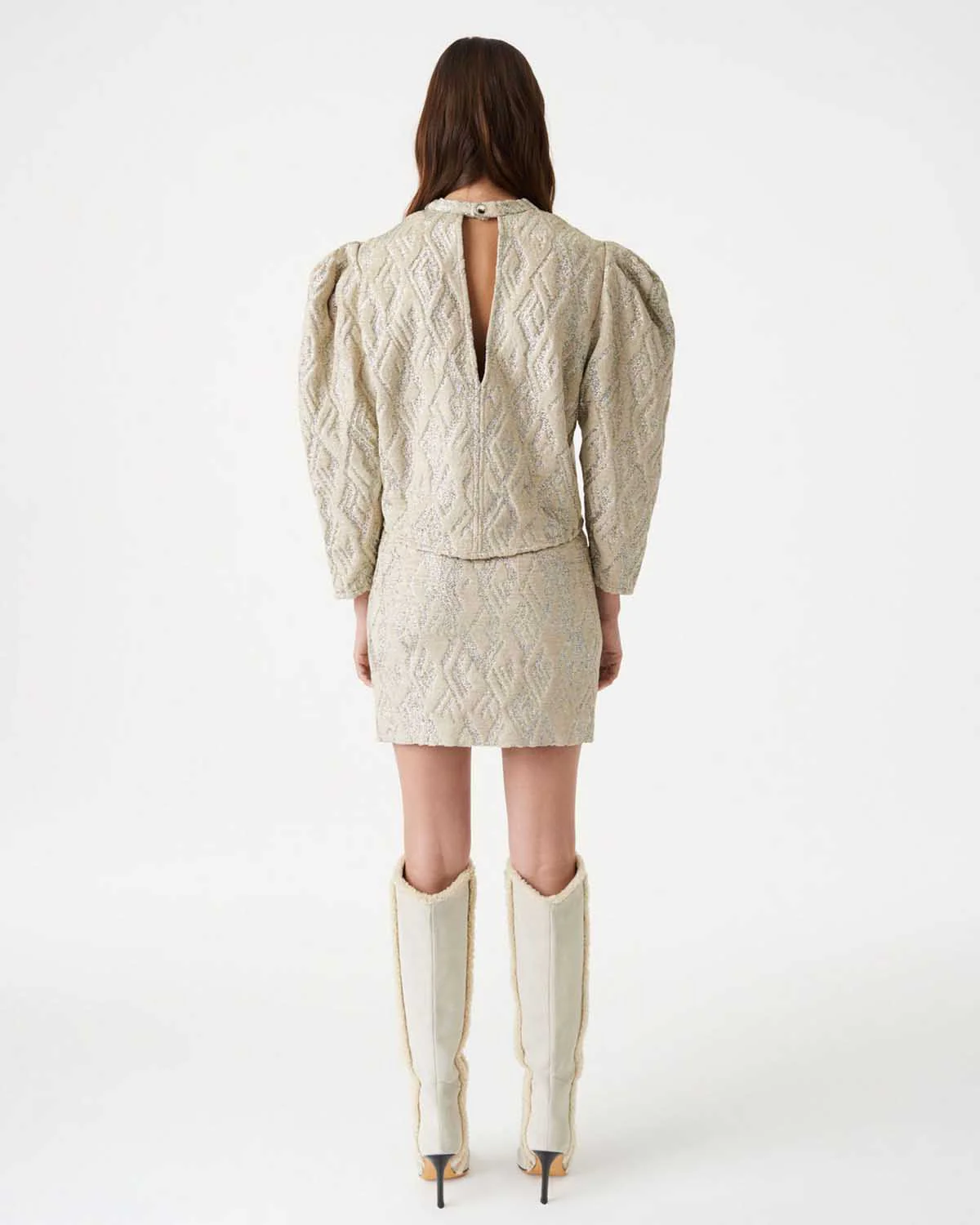 Yepa Round-Neck Lurex Top - Image 3