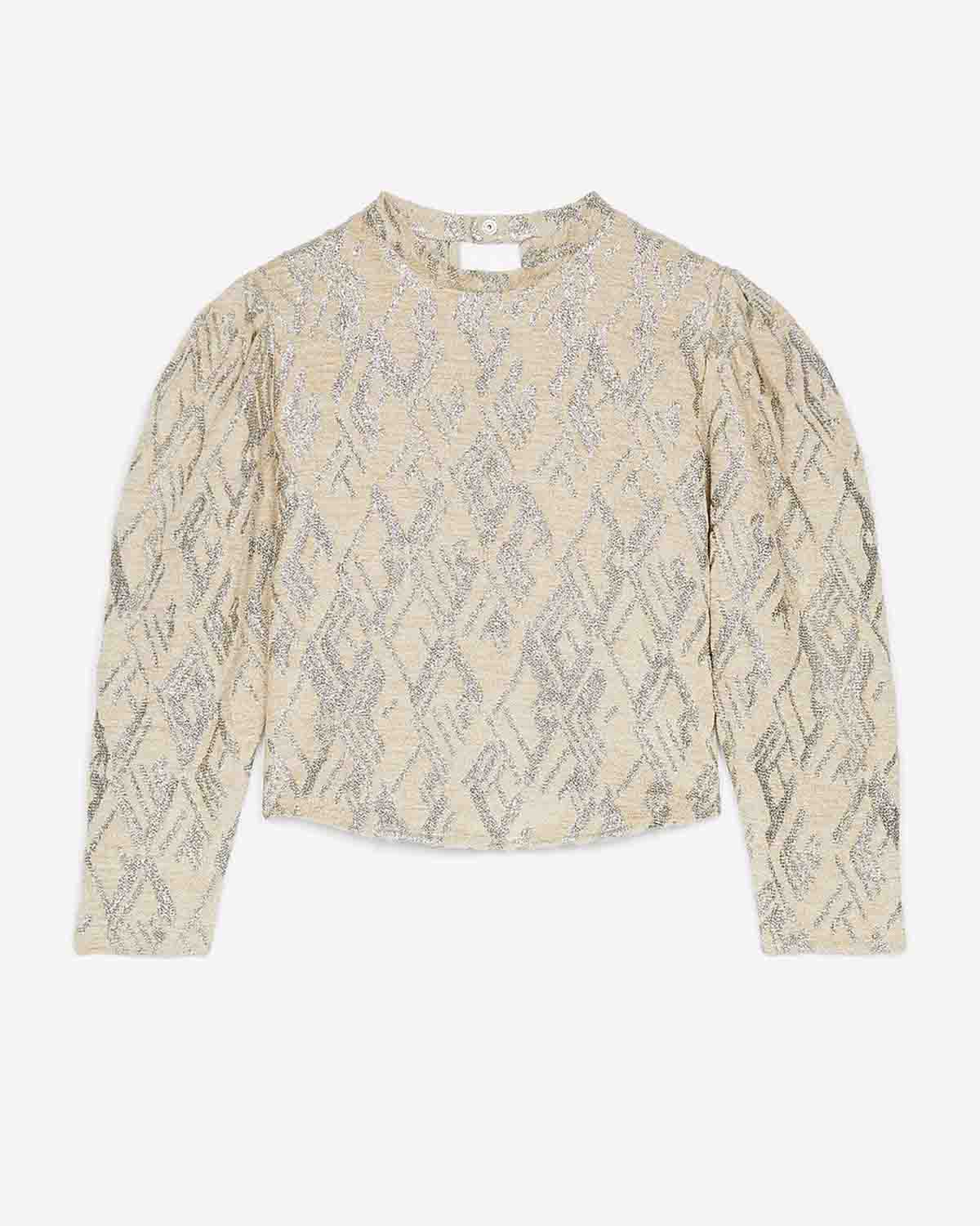 Yepa Round-Neck Lurex Top - Image 4