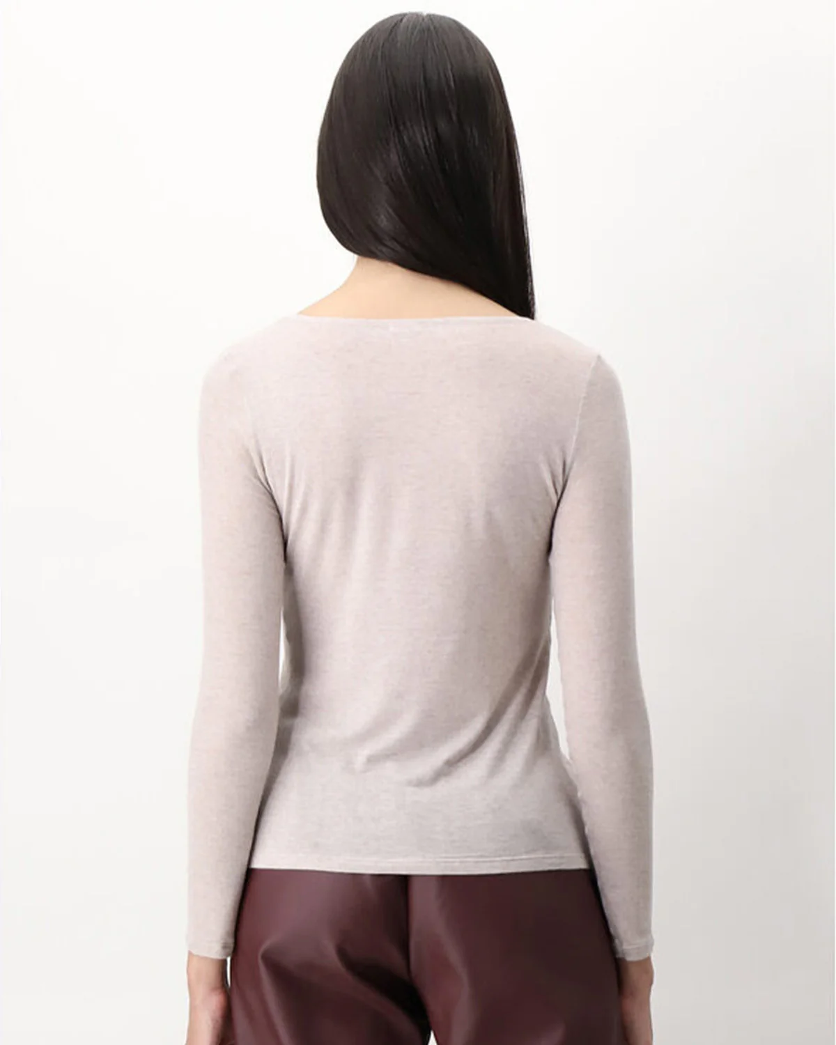 Perfect Line Cashmere T-Shirt L/Sl - Image 2