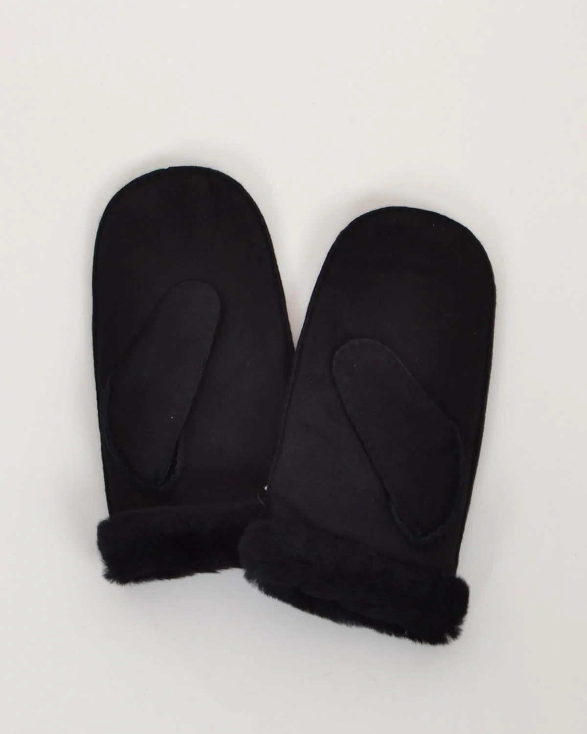 Sheepskin Embroider Mittens - Image 3