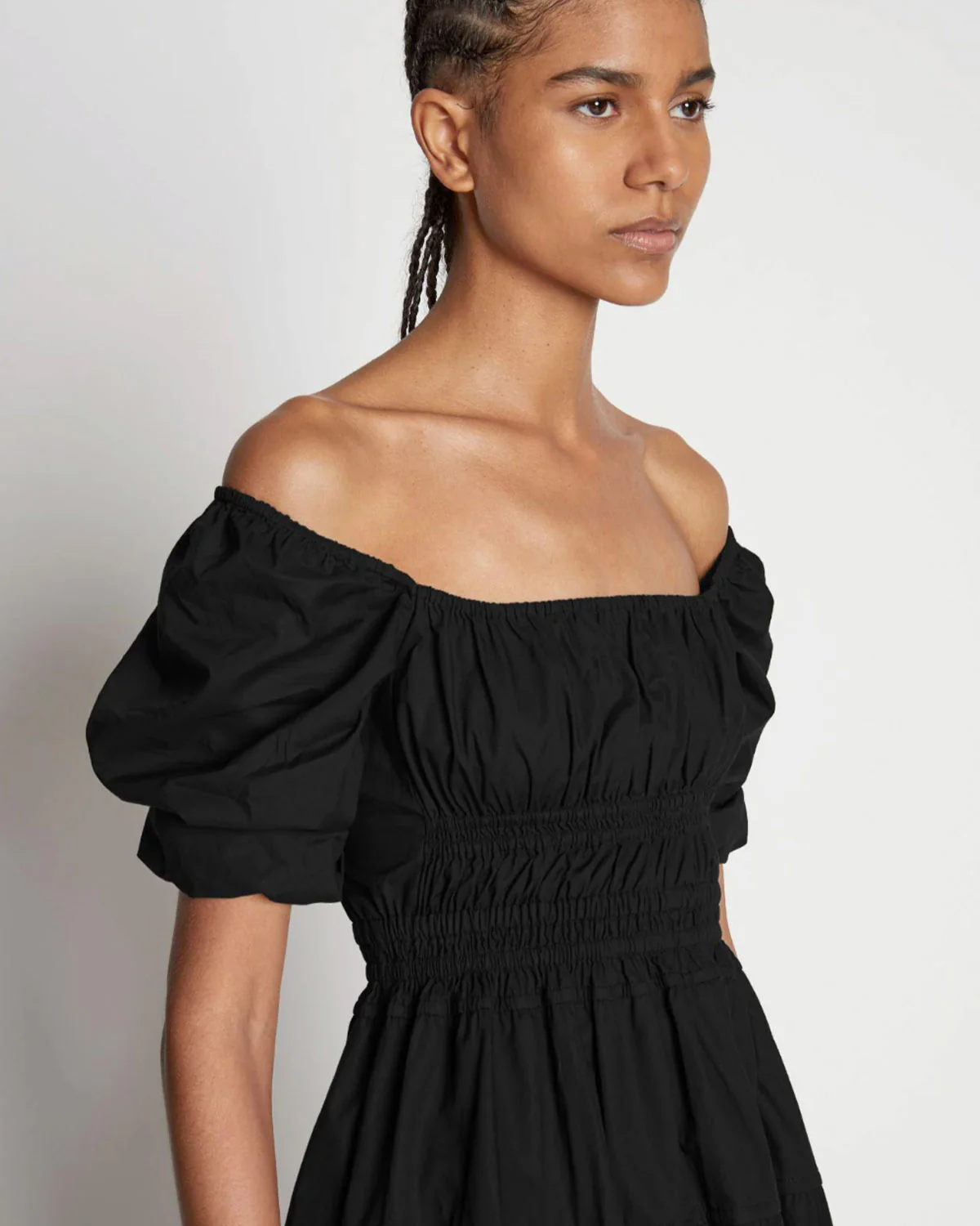 Square Neck Poplin Dress - Image 4