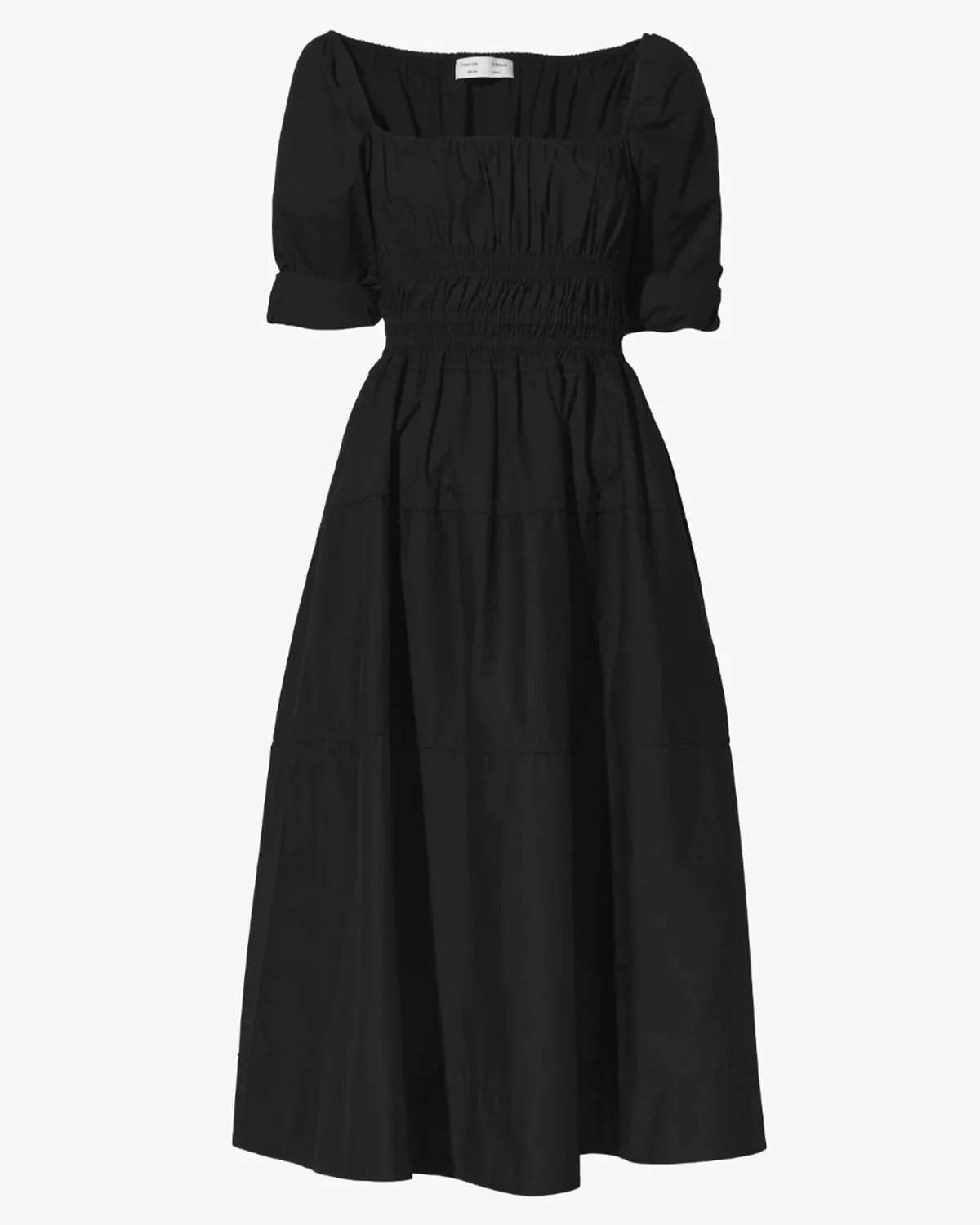 Square Neck Poplin Dress - Image 5