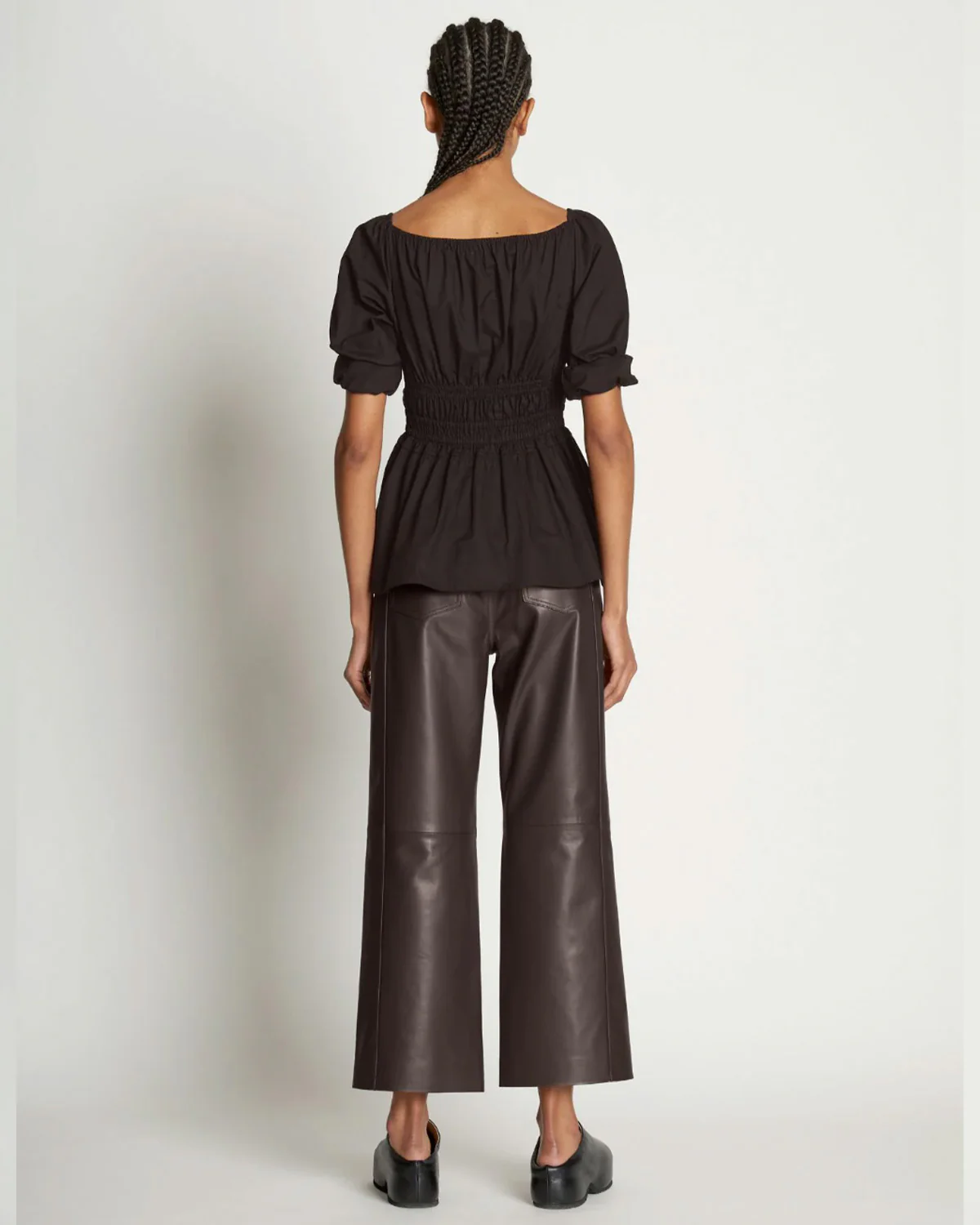 Square Neck Poplin Top - Image 4