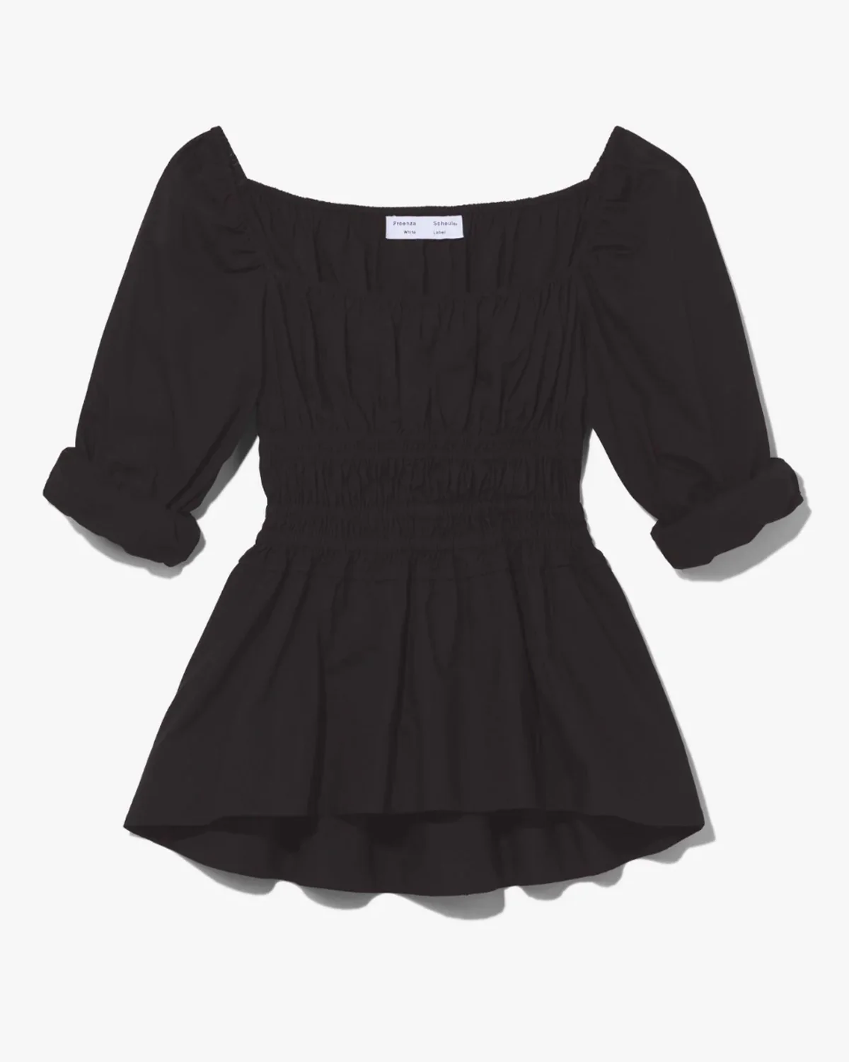 Square Neck Poplin Top - Image 6