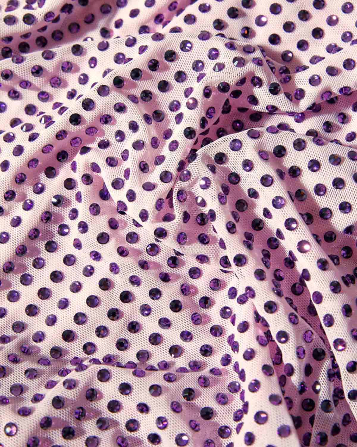 Lilac Hot Fix Mini Dress - Image 2