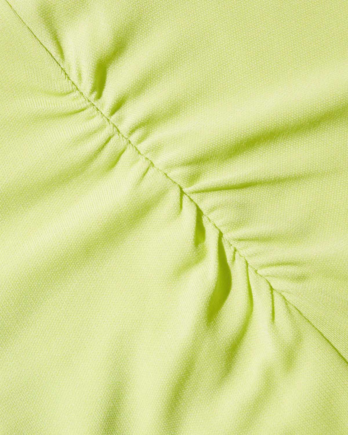 Lime Jersey Midi Dress - Image 6