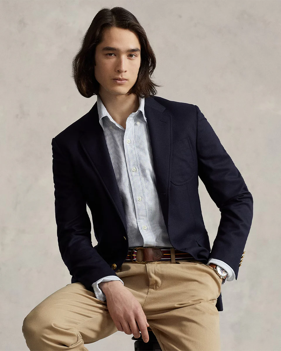 CUSTOM FIT STRIPED OXFORD SHIRT - Image 5