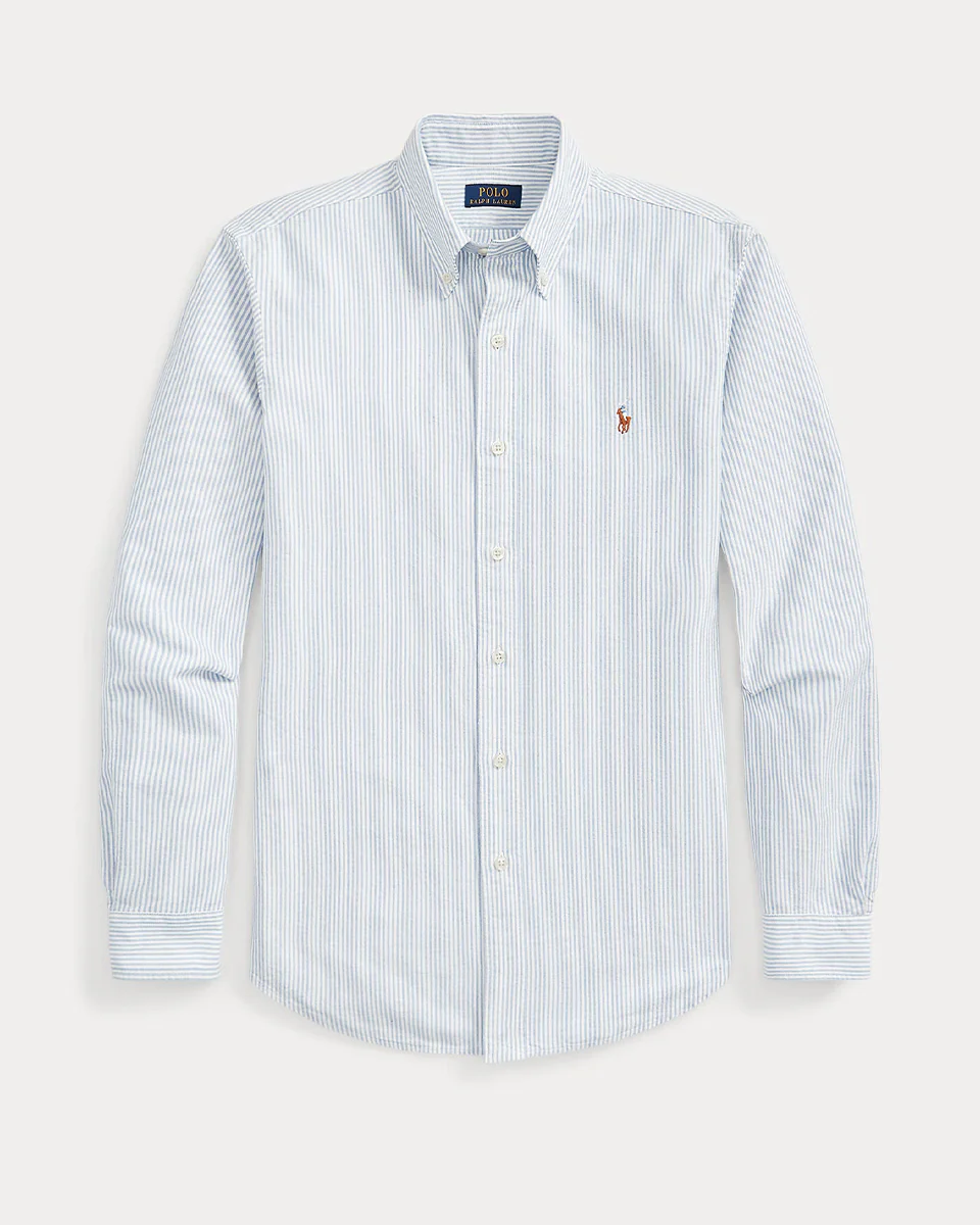 CUSTOM FIT STRIPED OXFORD SHIRT - Image 6