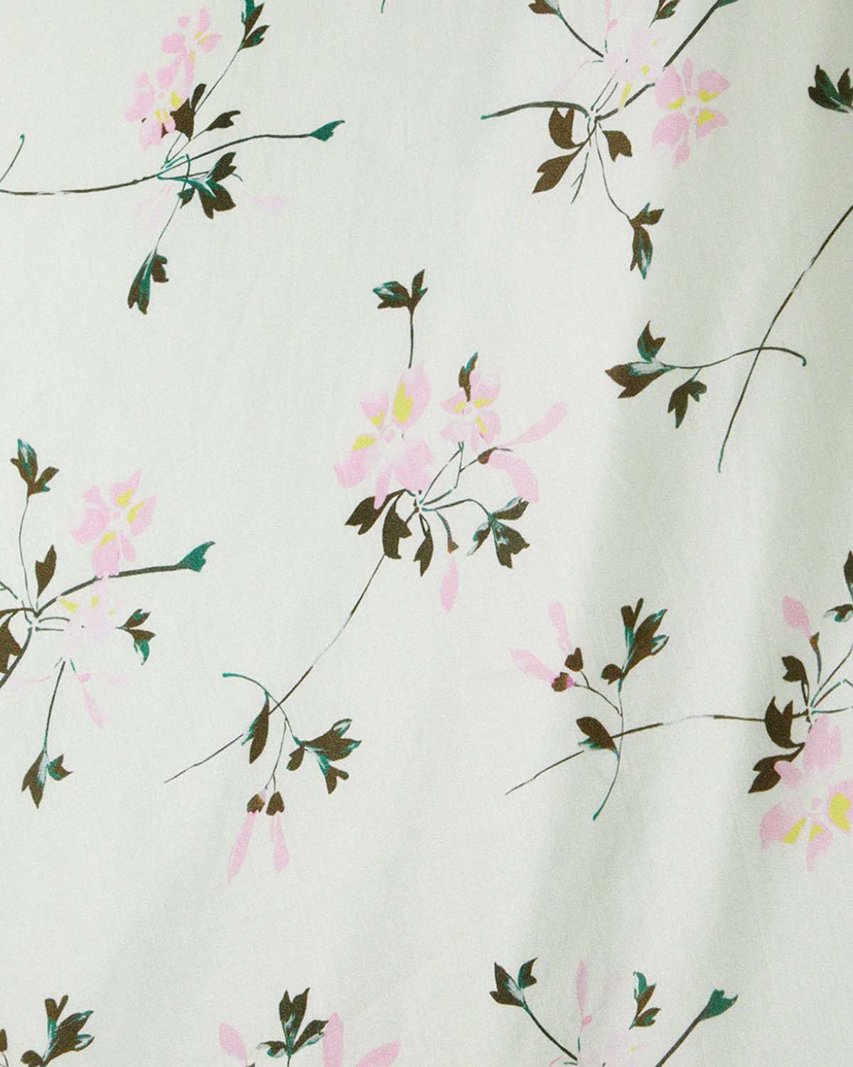 Green Floral Print Midi Dress - Image 5