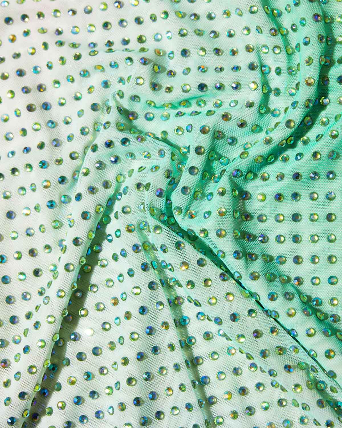 Green Contour Print Midi Dress - Image 5