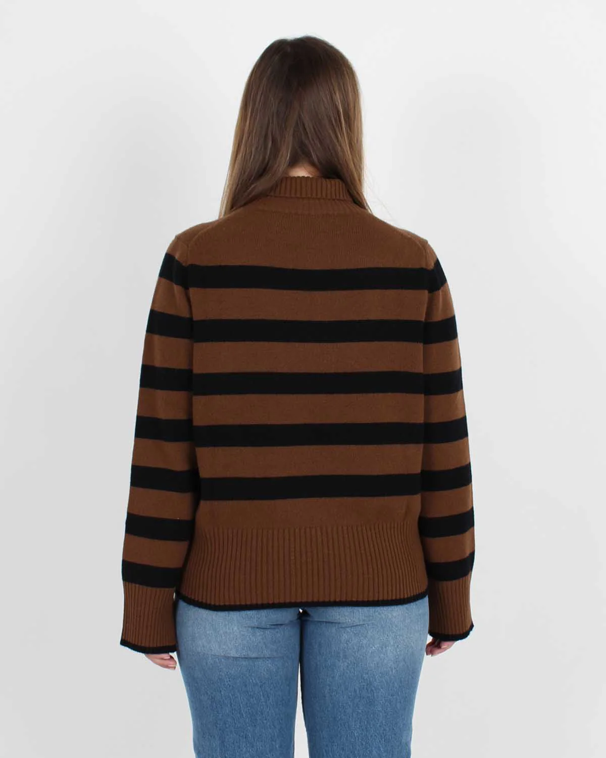 Mockneck-Sweater 1/1 7gg Flat Knit - Image 3