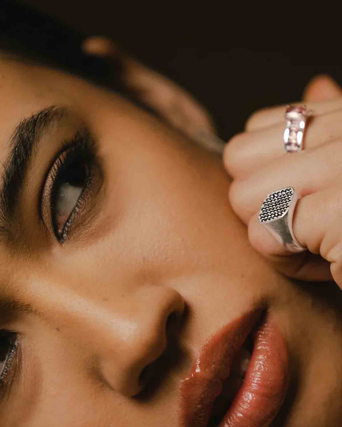 Liquorice Signet Ring - Image 3
